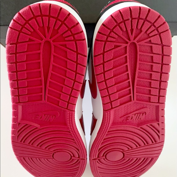 Nike ❌SOLD🎁Air Jordan 1 Low Reverse Black Toe 'Bulls' Mens 13 New. - Picture 8 of 8